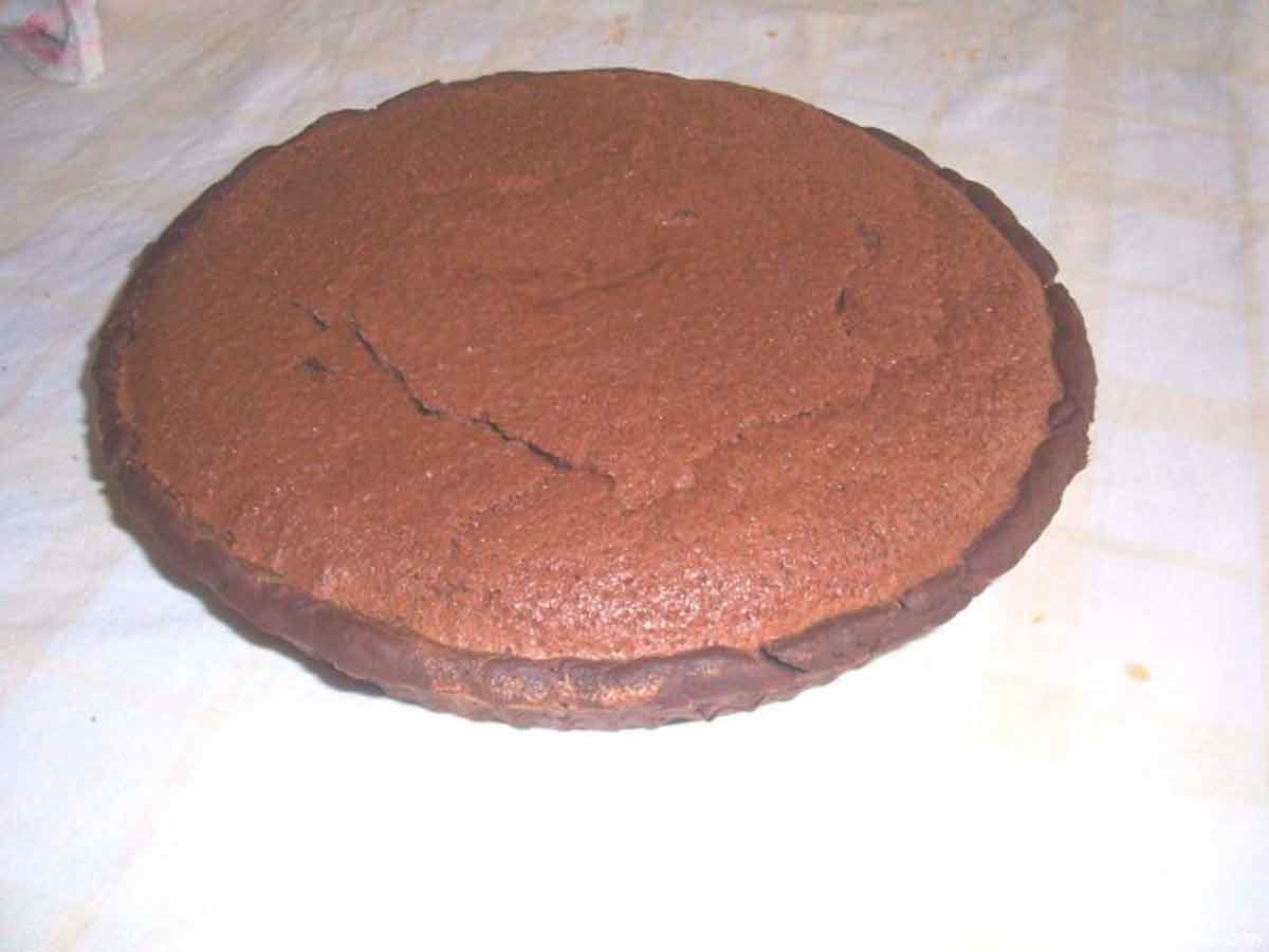 Imagen de la crostata de Chocolate