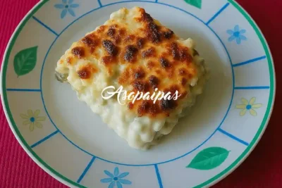 Gratinado de Patatas, Puerro y Jamón