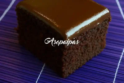 Brownies con Mascarpone y Glasa de Chocolate