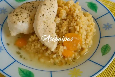 Pollo con Bulgur y orejones