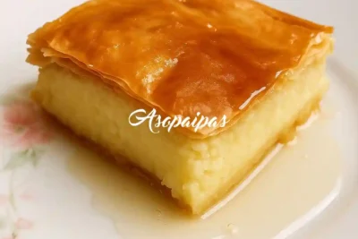 Pastel de Crema (Galaktoboureko)