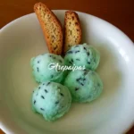 Helado de Menta con Virutas de Chocolate