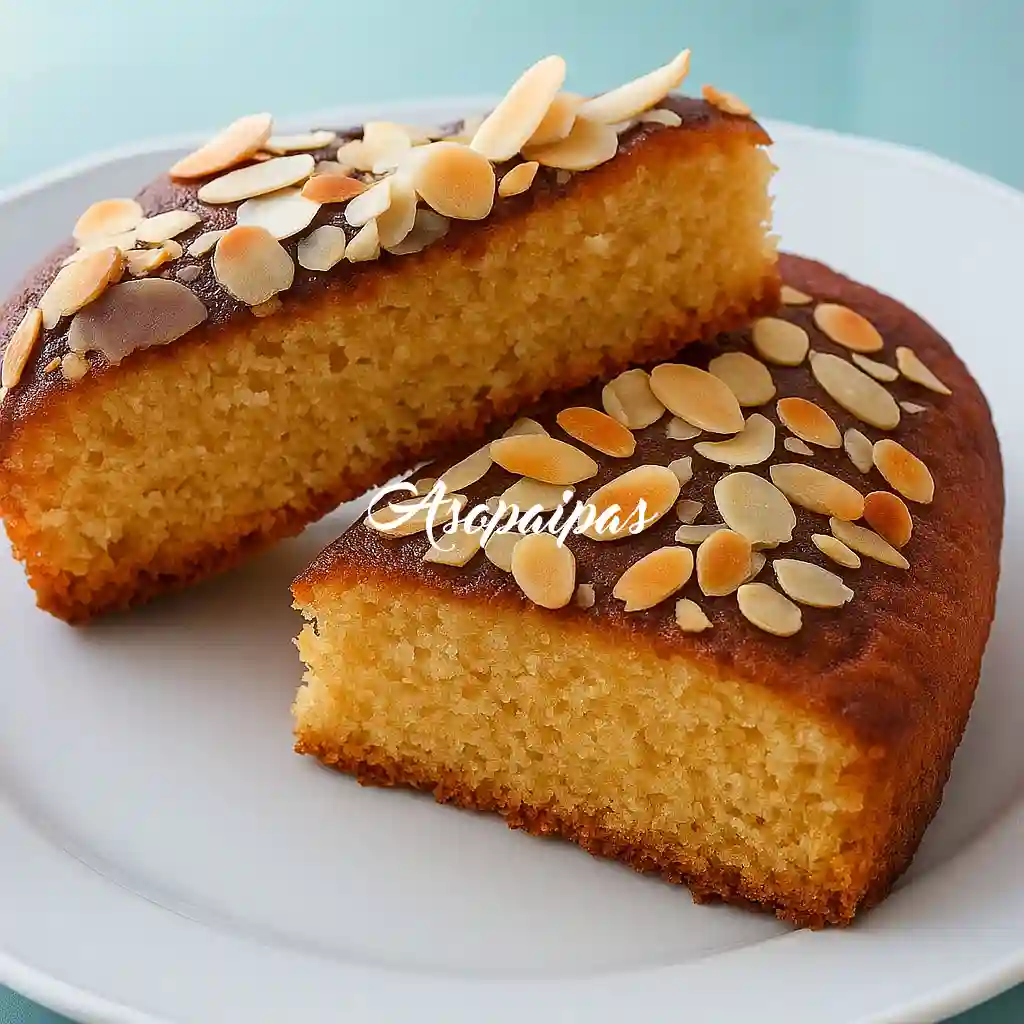 Bizcocho con Crema de Almendra