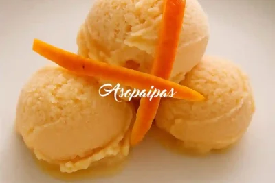 Helado de Yema a la Naranja