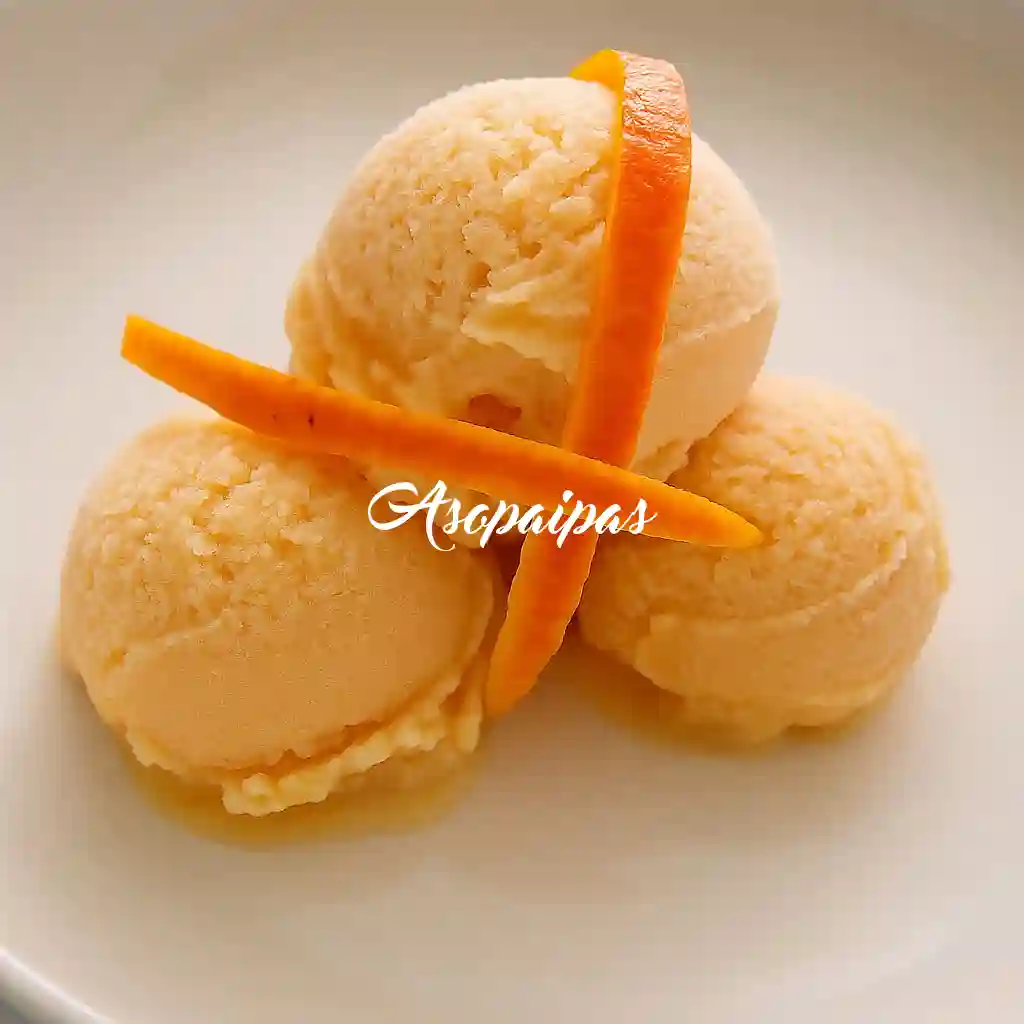 Helado de Yema a la Naranja