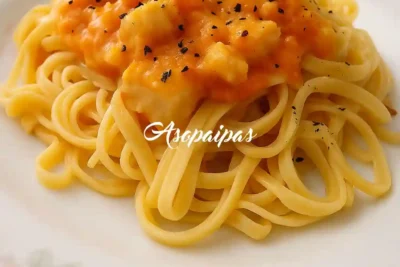 Tallarines con Calabacines y Mozzarella