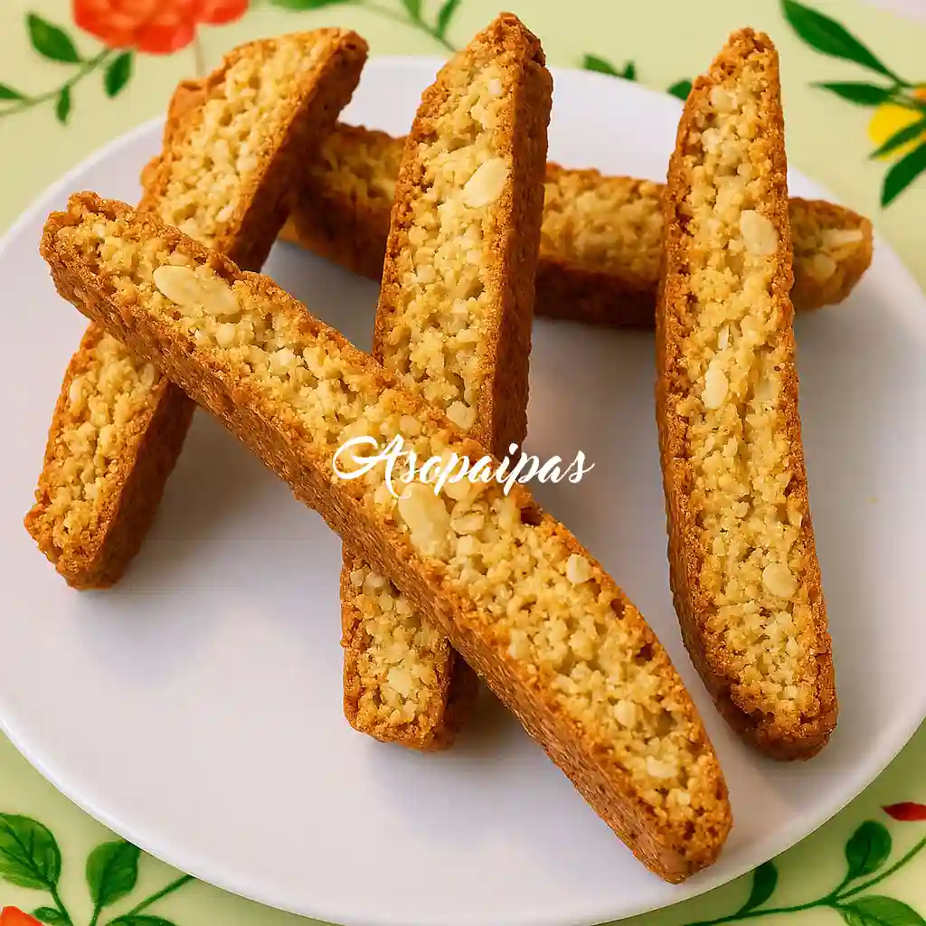 Cantuccini de Almendras y Piñones a la Vainilla