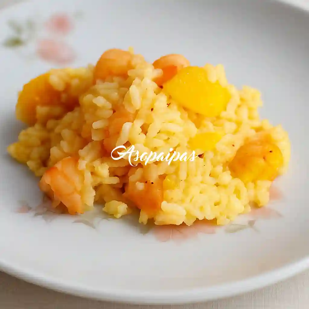 Arroz con Piña y Gambas