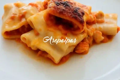 Paccheri con Relleno de Sofrito y Atún