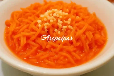 Ensalada de Zanahorias con Zumo de Naranja