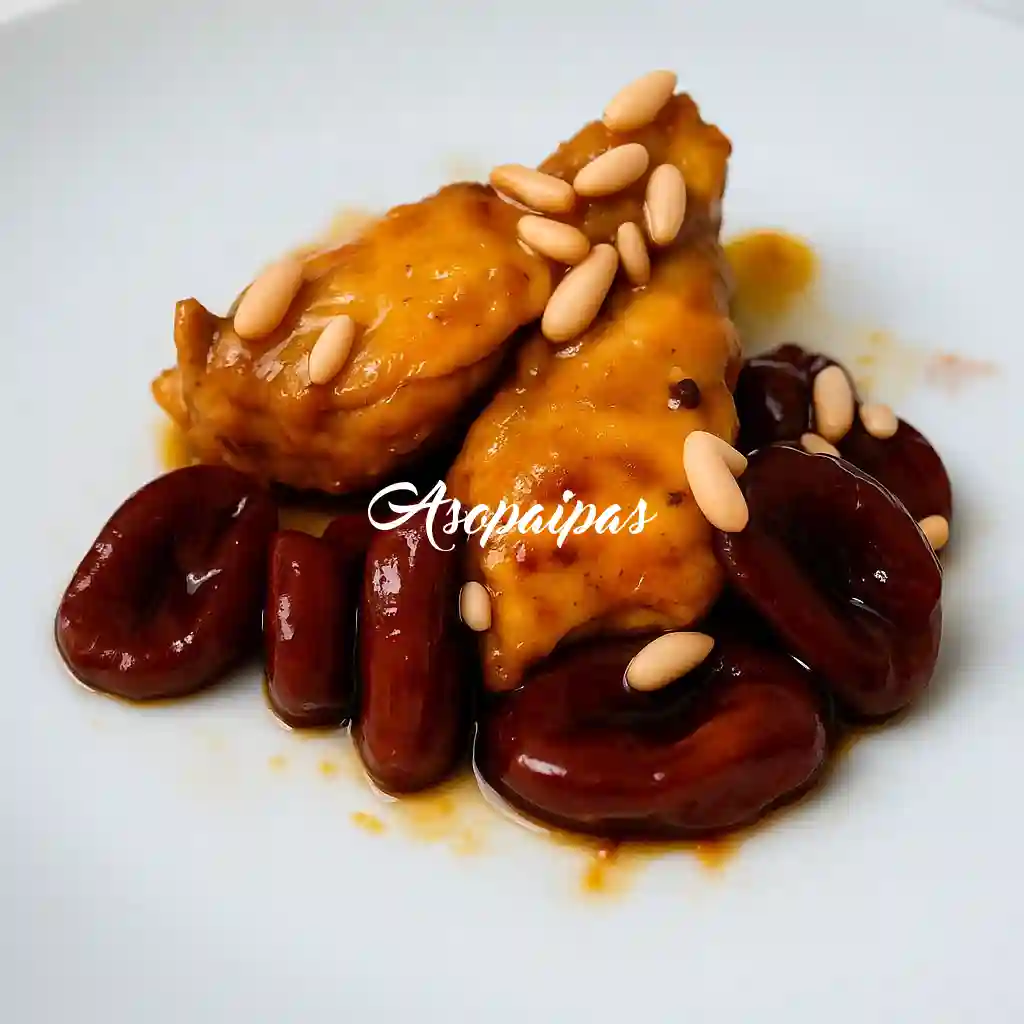Tajín de Pollo con Orejones de Albaricoque y Piñones