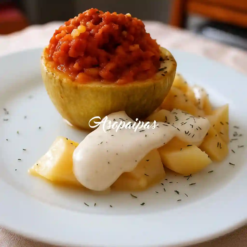 Calabacines Rellenos de arroz
