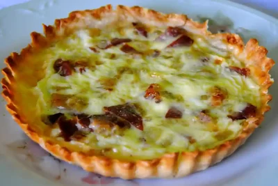 Imagen del Quiche de Jamón Serrano y Cebolla