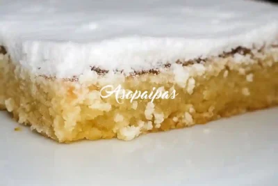 Torta Caprese de Limón y Chocolate Blanco