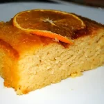 Pastel Libanés de naranja y almendra. Receta