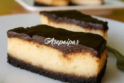 Tarta de Queso de Caramelo Crujiente