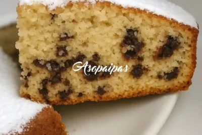 Bizcocho de Avellanas y Pepitas de Chocolate