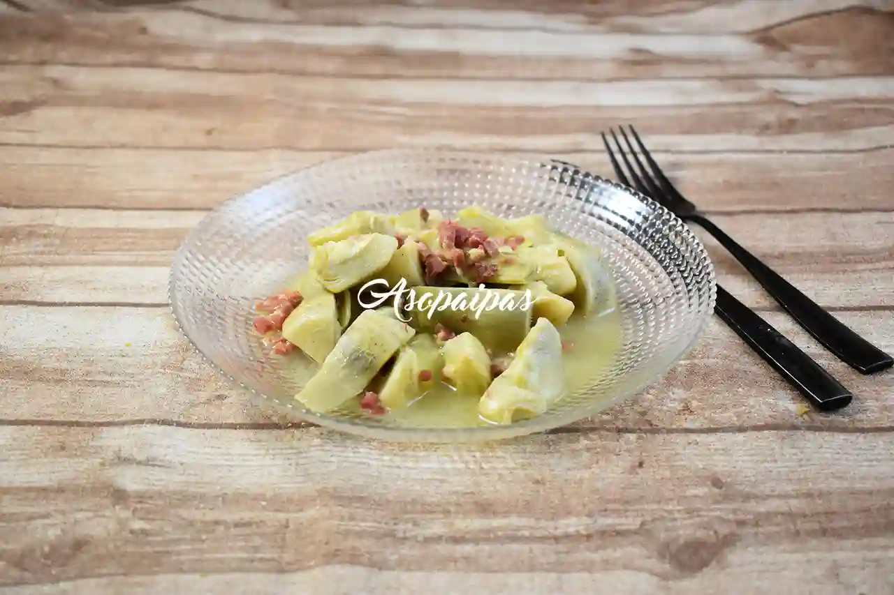 Alcachofas con Jamón