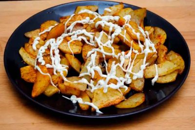 Imagen de las Patatas Asadas con Salsa Deluxe