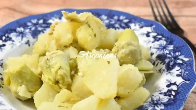 Alcachofas con patatas