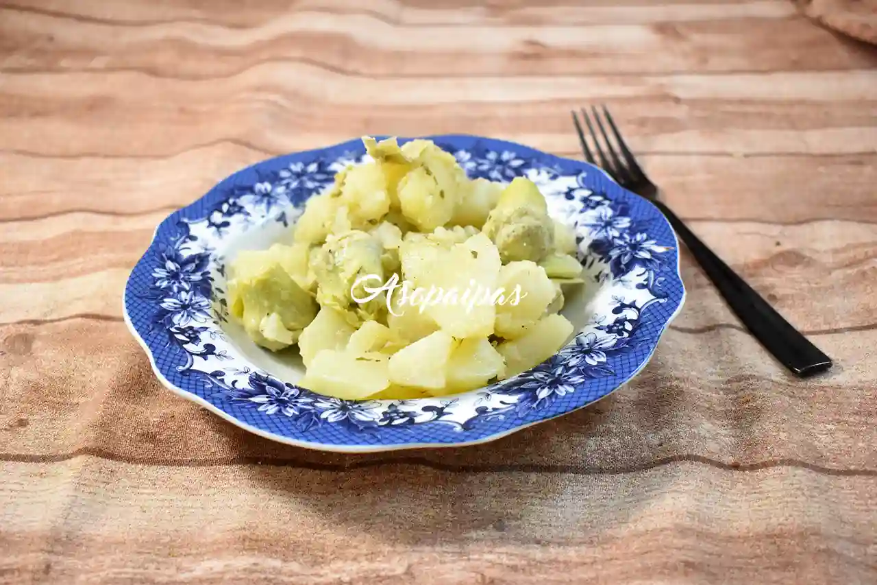 Alcachofas con patatas
