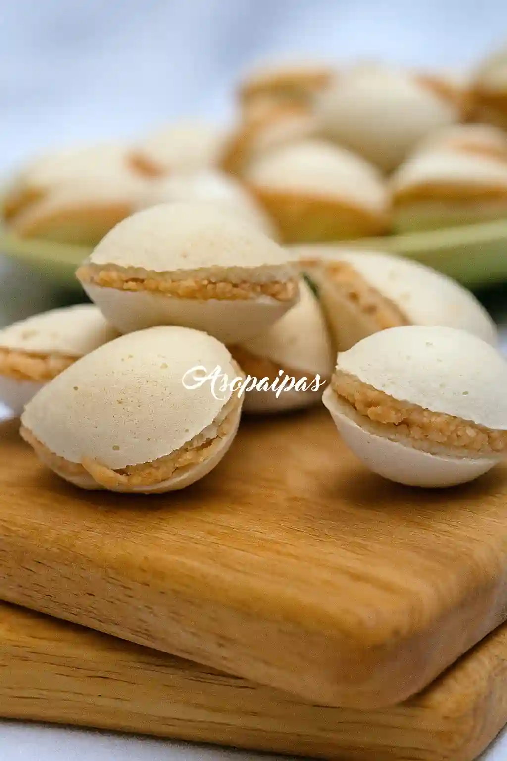 Almendras rellenas de anacardos