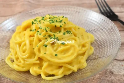 Espaguetis con Salsa de Calabaza
