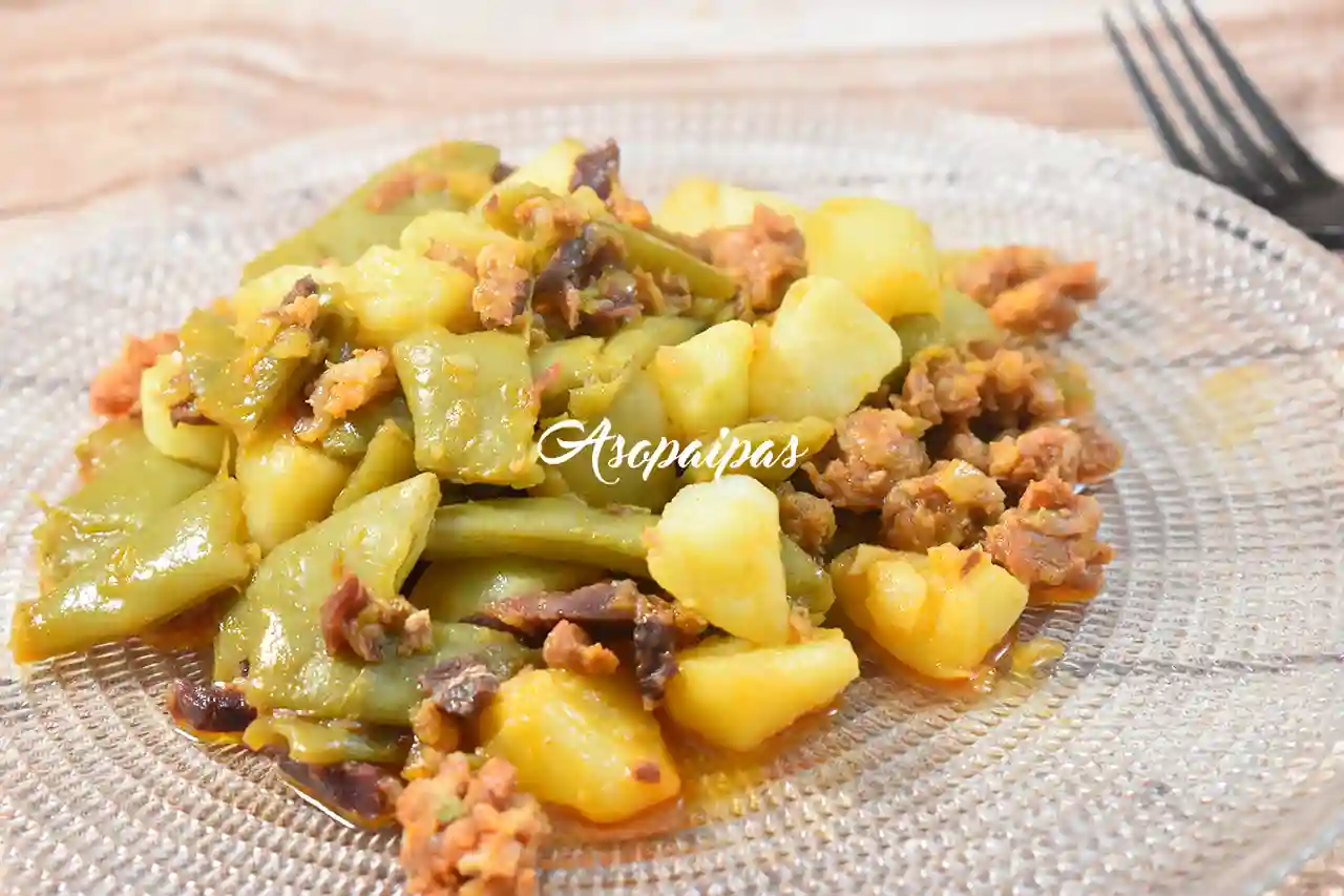 Fréjoles con Chorizo y Jamón