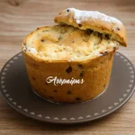 Panettone Relleno con Mousse de Limón y Papaya