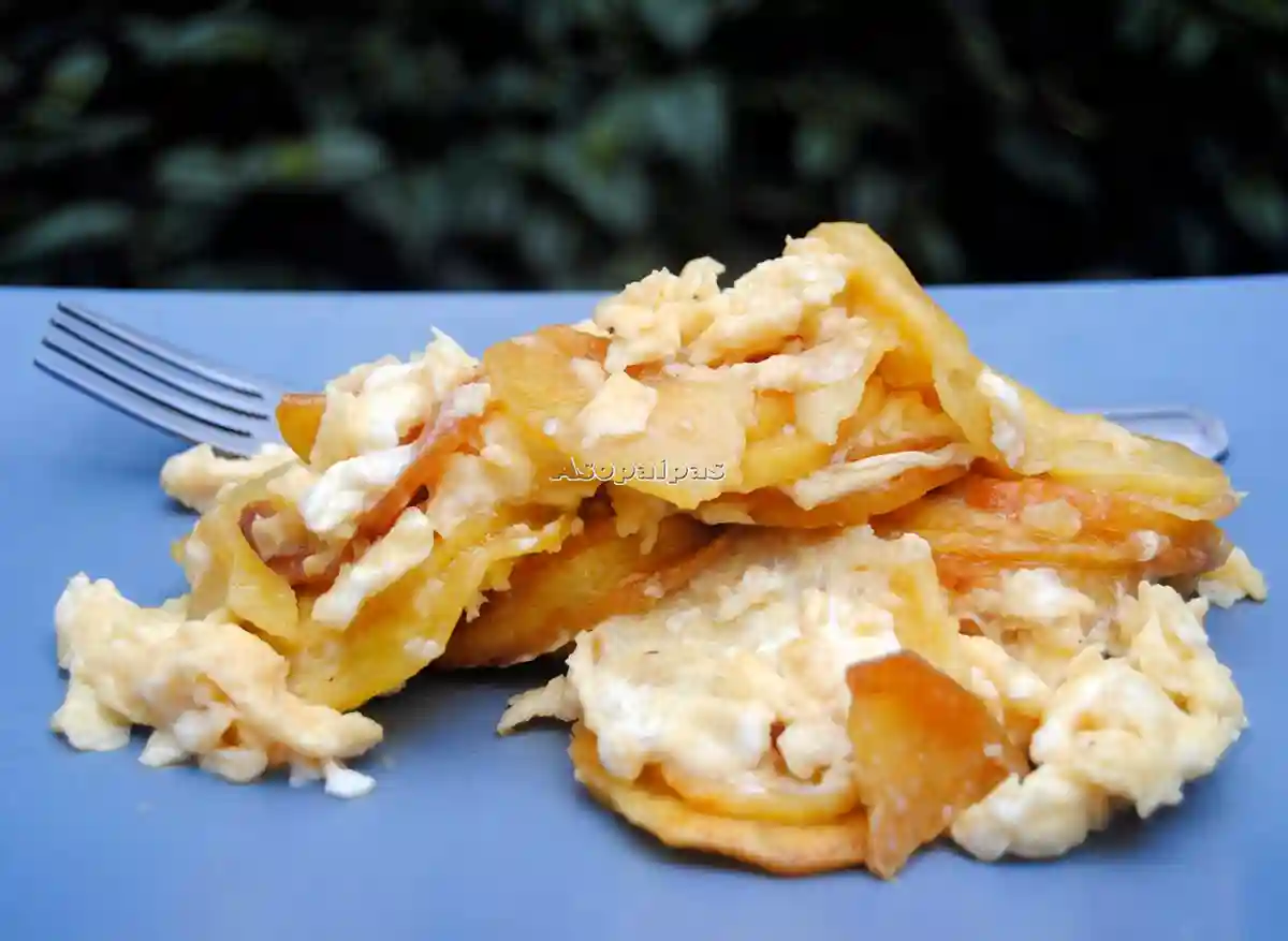 Imagen de las Patatas Revueltas con Huevos