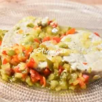 Atún con Salsa de Pimientos y Cebolla