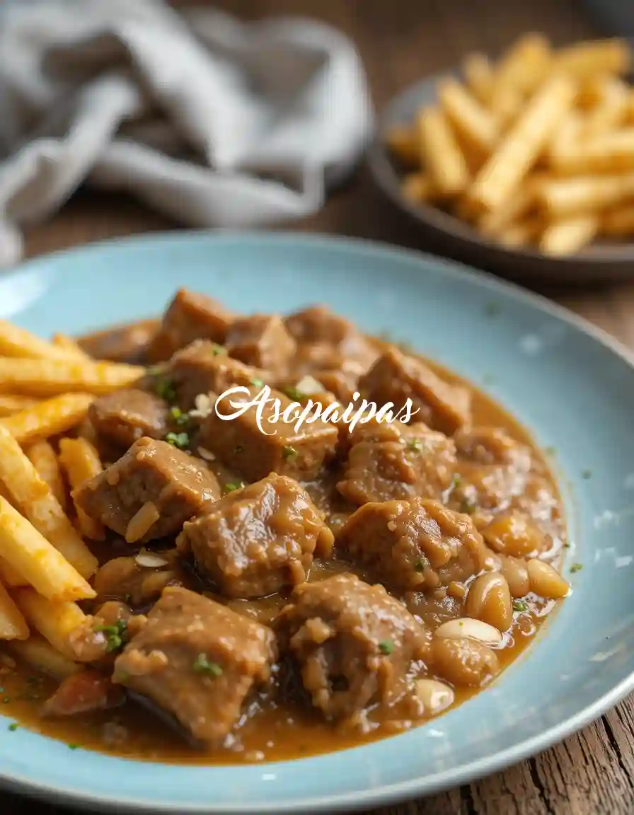 Caldereta de Chivo con Salsa de Almendras