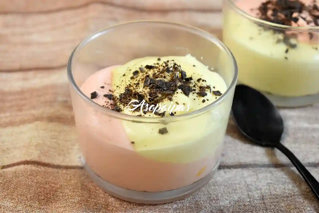 Imagen de la Crema de mascarpone a los dos colores