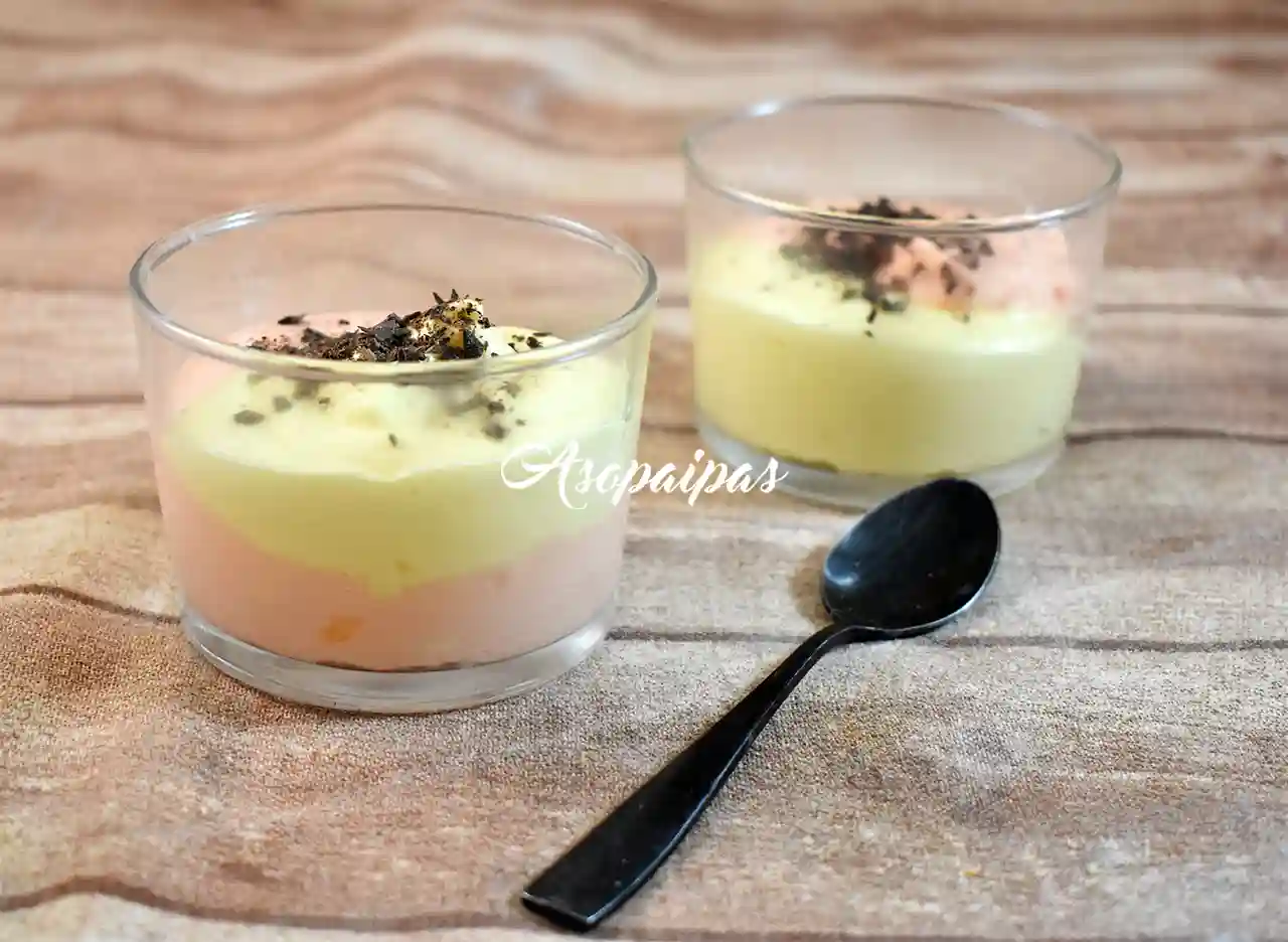 Imagen de la Crema de mascarpone a los dos colores