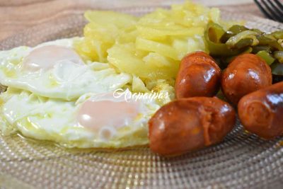 Imagen de los Huevos Fritos al Estilo de Extremadura