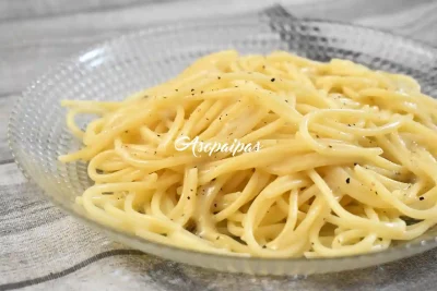 Imagen de los Espaguetis Cacio e Pepe