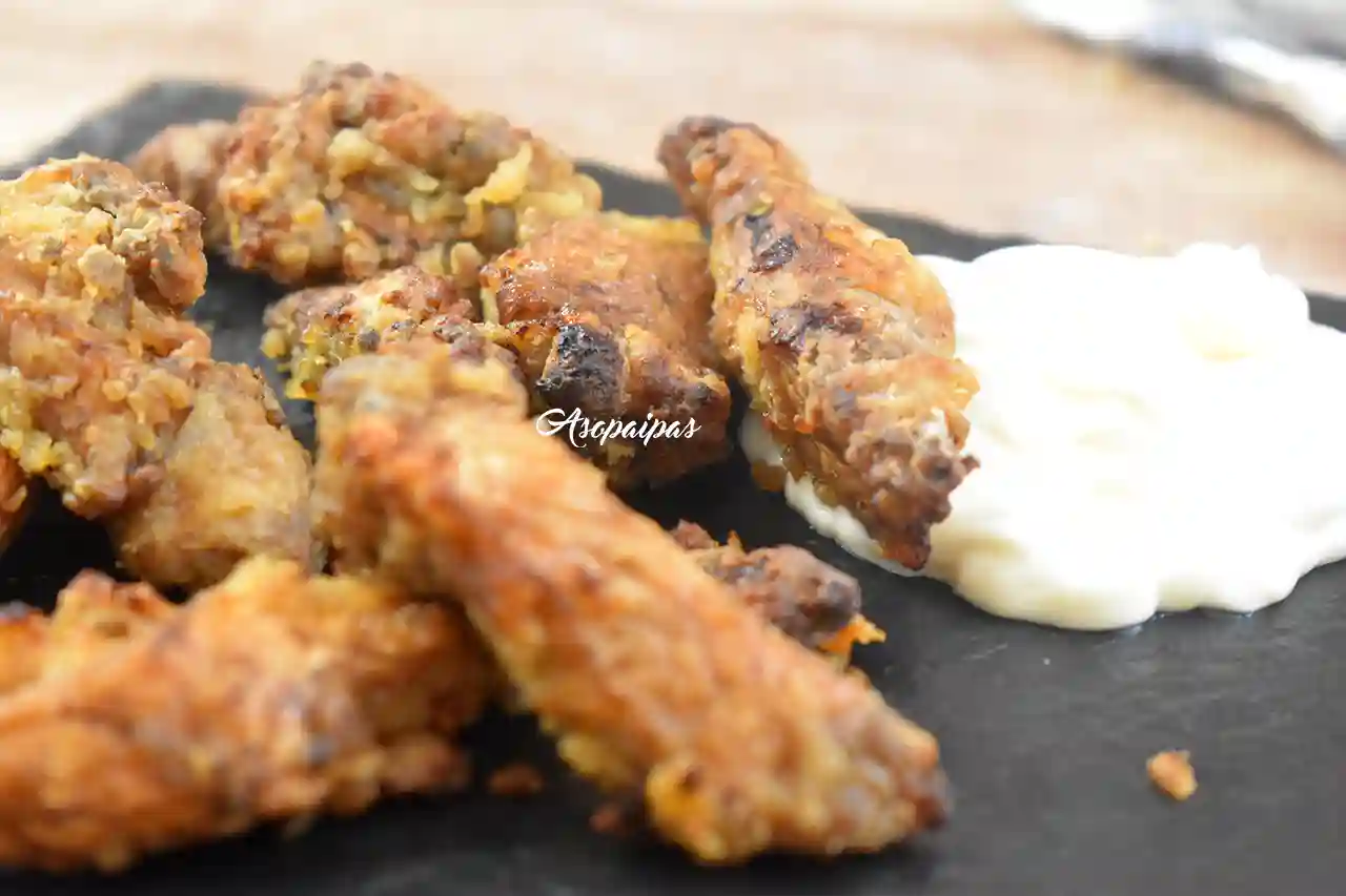 Imagen de las Lagrimitas de Pollo en Freidora de Aire