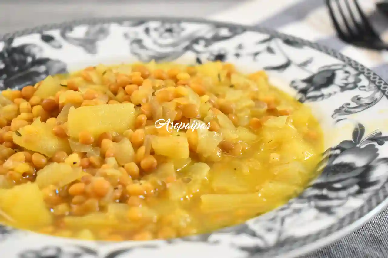 Lentejas con Manzanas al Curry