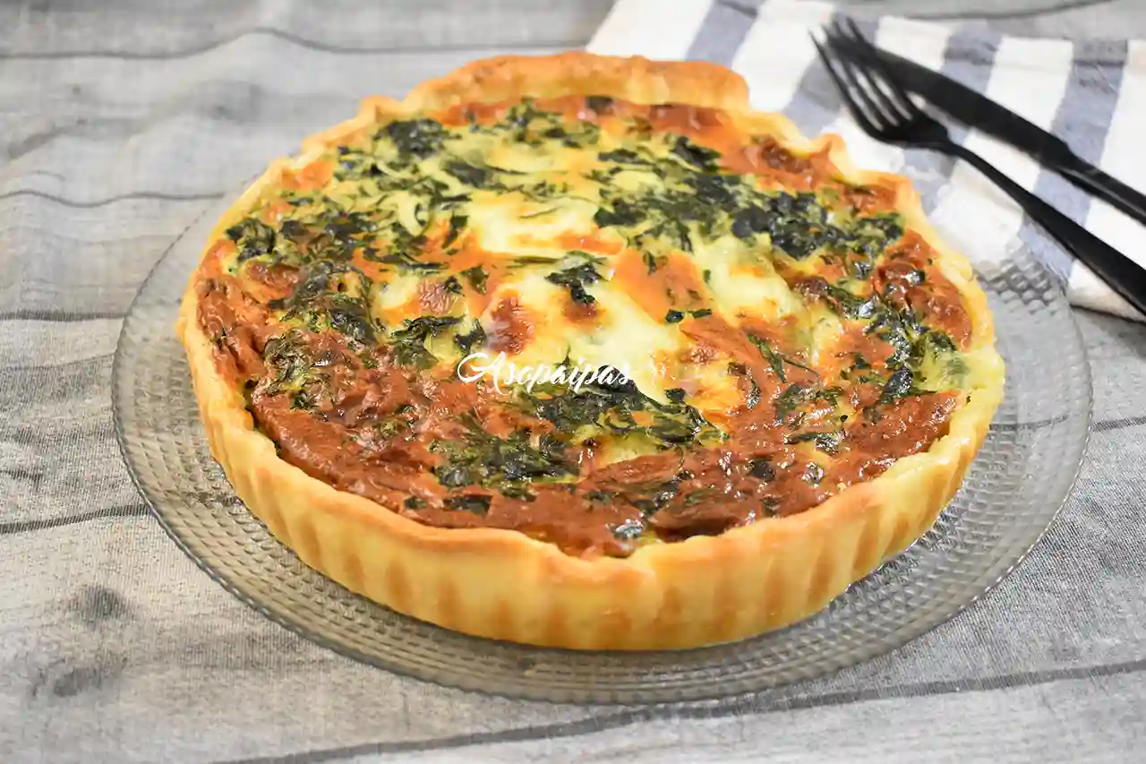 Imagen del Quiche de Espinacas y Mozzarella
