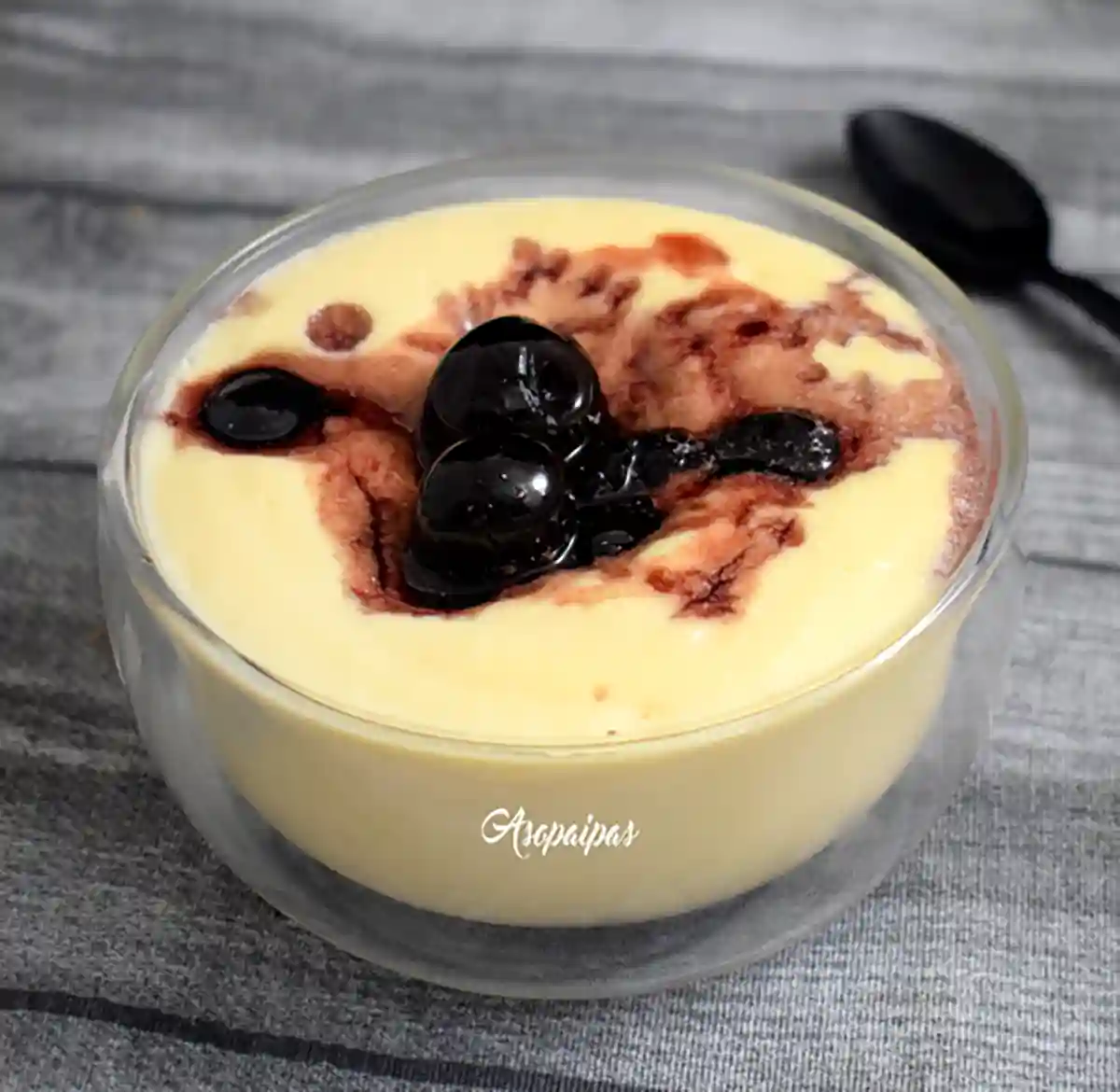Imagen de la Crema de Ricotta con Amareta