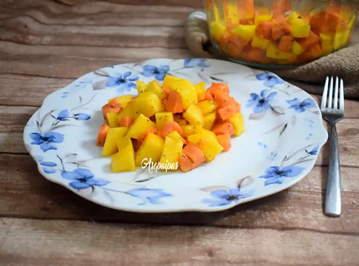 Imagen de la Ensalada de Papaya y Mango