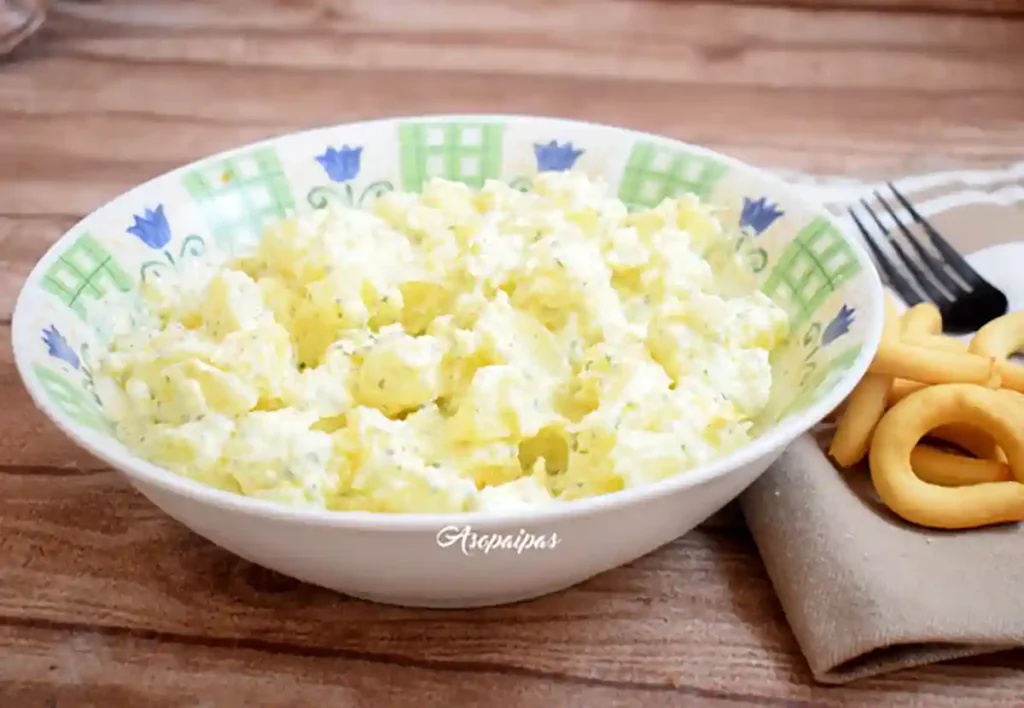 Imagen de la Ensalada de Patatas con Salsa de Yogur