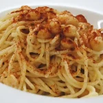Imagen de los Espaguetis con Garbanzos al aroma de Laurel