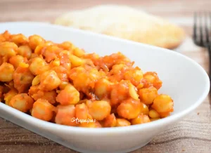 Imagen de los Garbanzos con Piñones