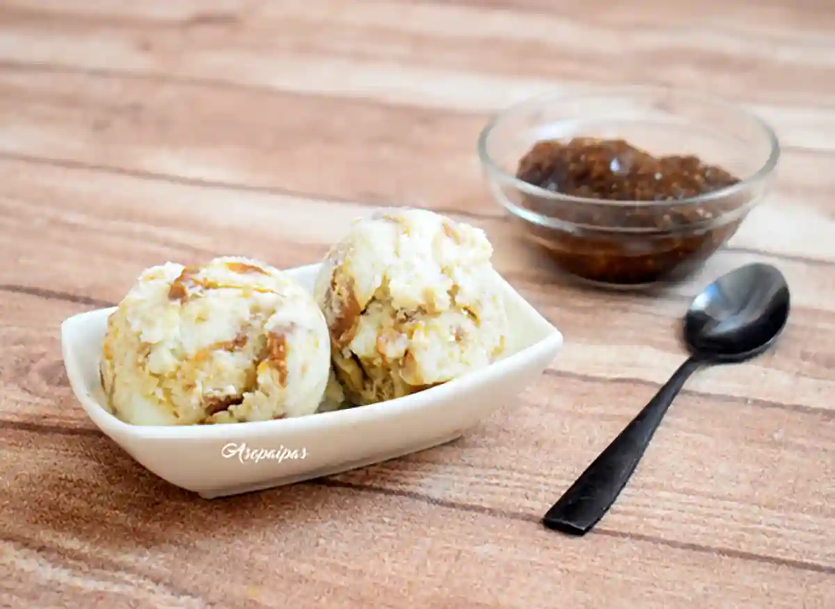 Imagen del Helado de Ricotta e Higos
