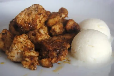 Imagen de Pollo con Especias Cajún y helado de queso