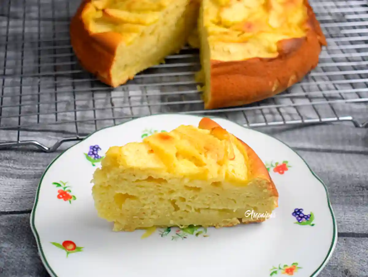 Imagen de la Torta de Ricotta y Manzana