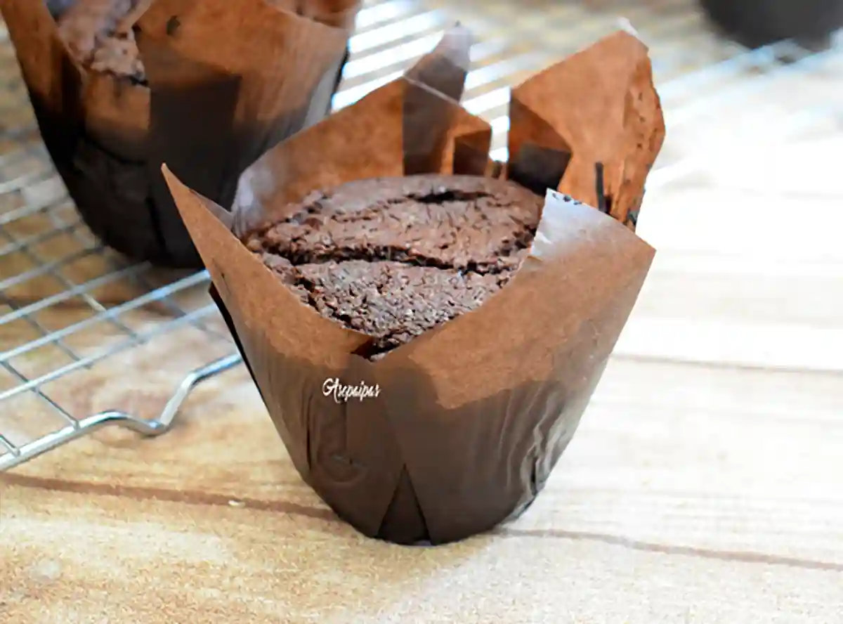 Imagen de los Chocolate-Chocolate Chunk Muffins