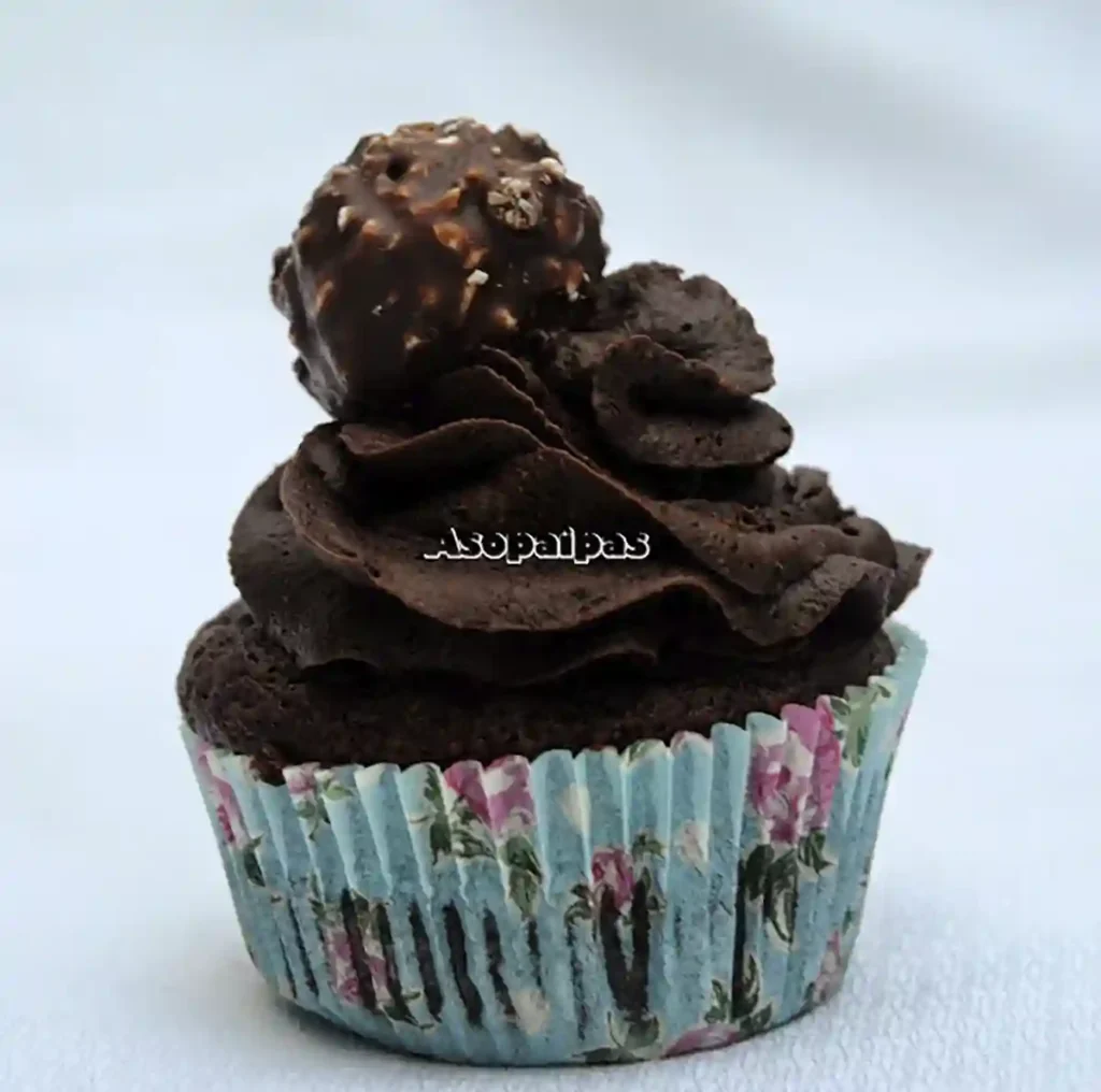 Imagen de los Cupcakes de Ferrero Rocher