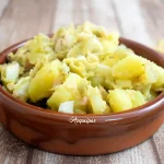 Patatas con Judías Verdes, Huevo Duro y Atún